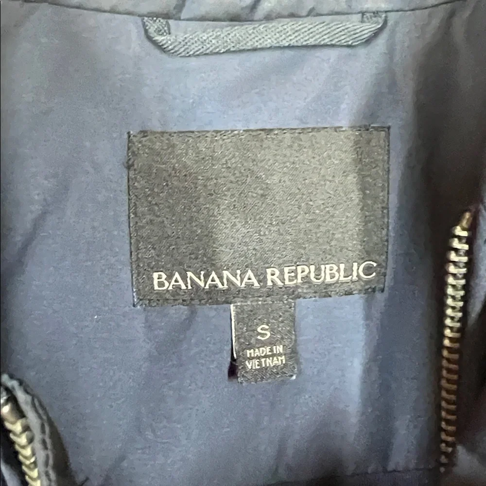 Banana Republic Modular System Dark Blue Quilted Vest